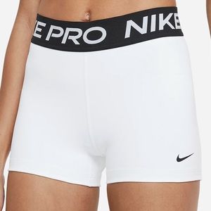 White Nike Pro Shorts